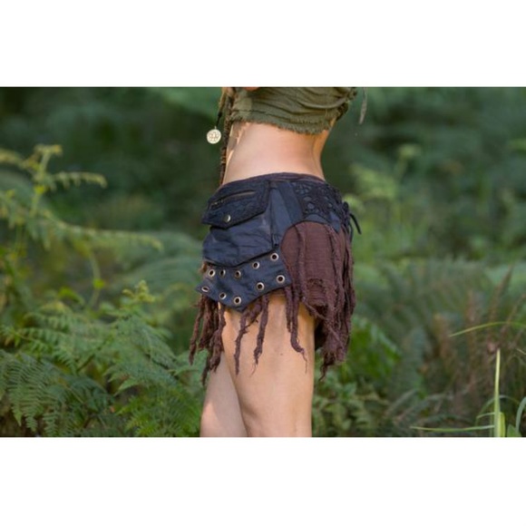 Tribal Beat Pocket Belt Black Festival Clothing main image 4